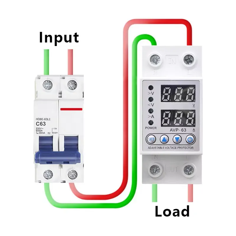 GearUP AVP-63 Automatic Voltage Protector-220V
